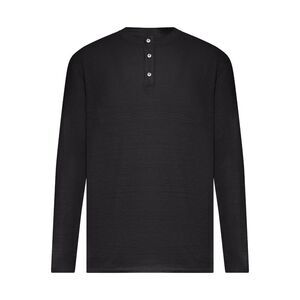 Roberto Collina Men Long-Sleeved Linen Serafino Sweater